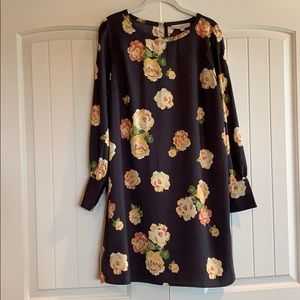 Long sleeve floral dress